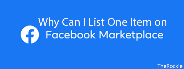[Fix] Why can I only list one Item on Facebook Marketplace