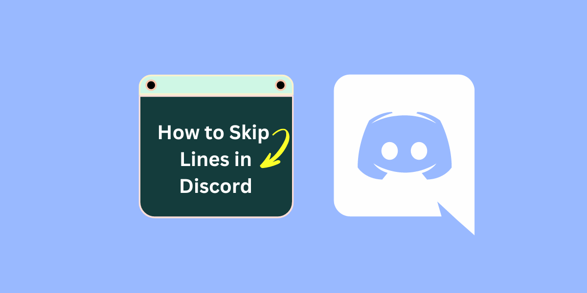 How to skip line in Discord
