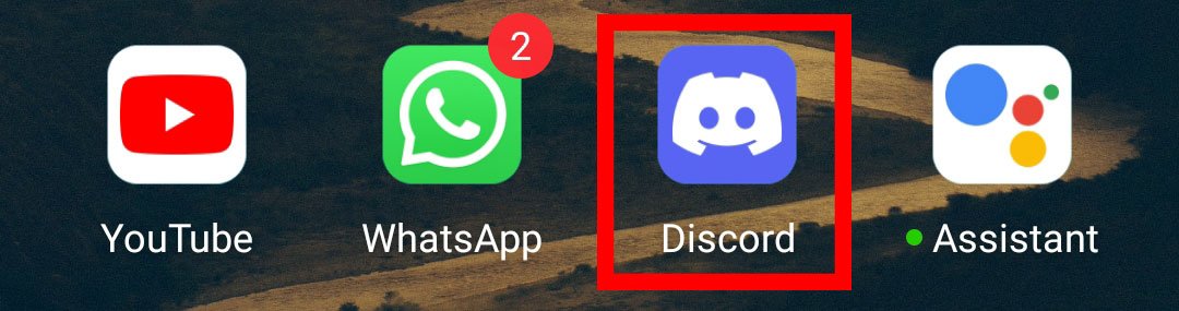 Open Discord on your Android Mobile