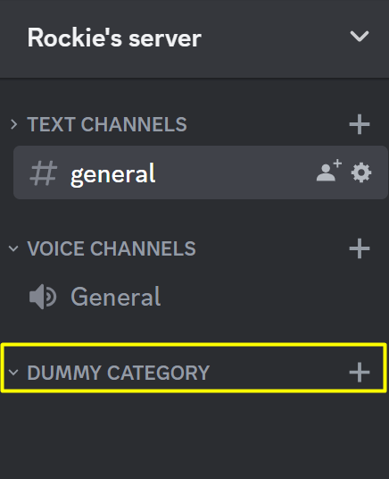 Open Server that contains the category you want to delete Discord