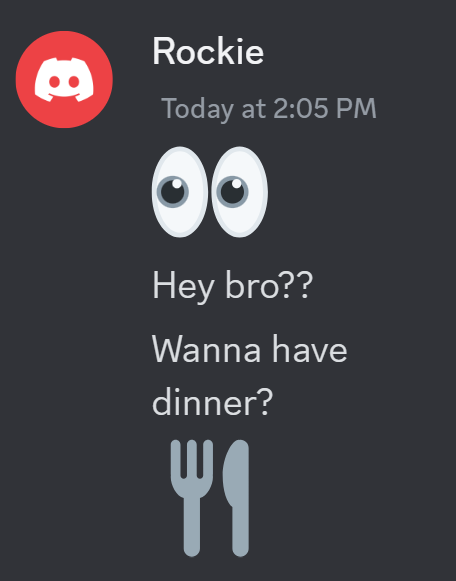 Before image of the emoji Discord PC