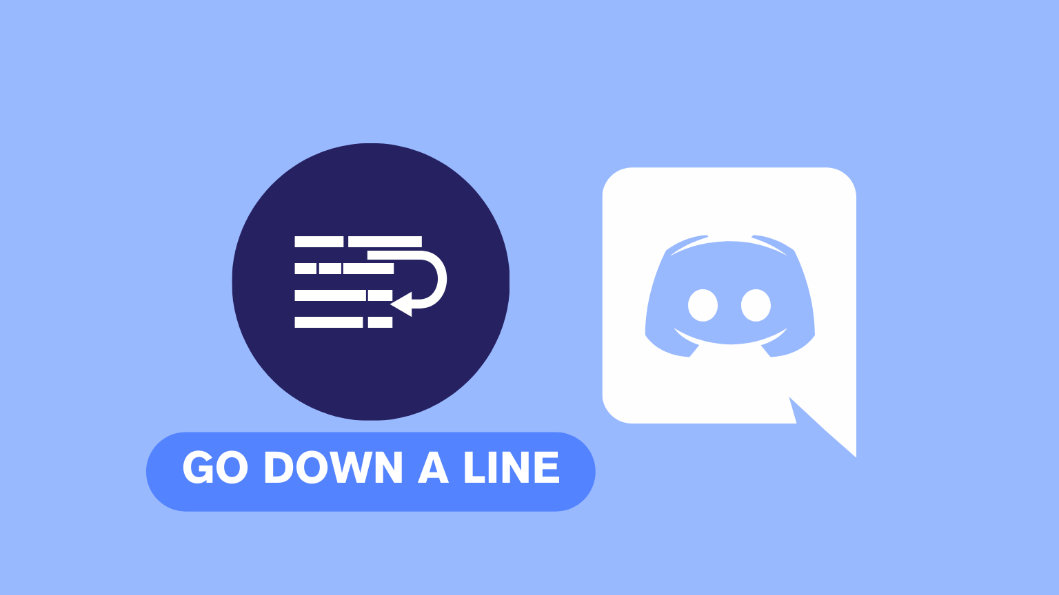 How to Go Down A Line in Discord